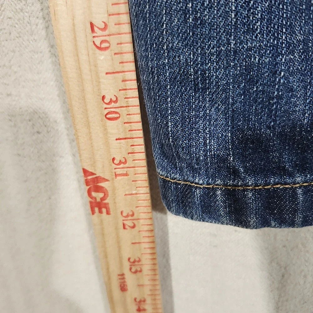 Old Navy Y2K Mens Loose Painter Jeans Blue 100% Cotton Utility Carpenter 33x34